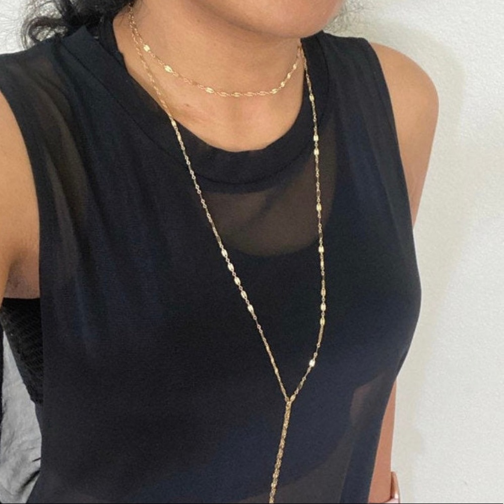 Long Y Lariat Necklace• Wrap Necklace Wear 11 ways